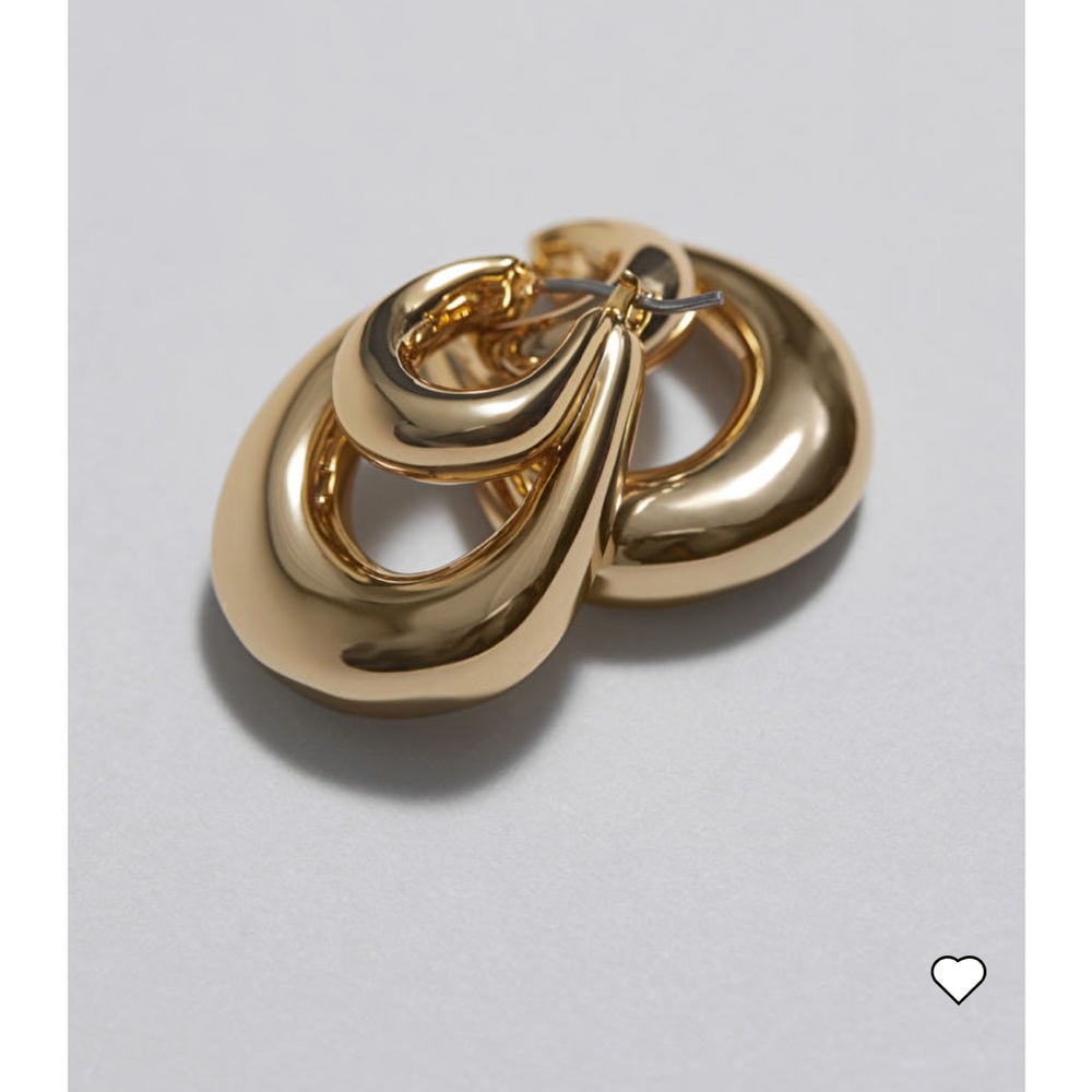 &otherstories Sculptural Double Hoop Earrings